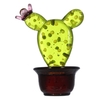 Tomfeel coloré Cactus Sculpture à la main en verre ornement Mini verre Figurine cadeau paquet décor à la maison multicolore