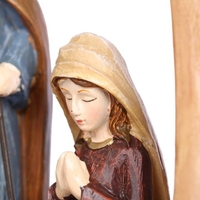 Tomfeel Manger,  Nativité Sculpture Résine Ornement Bureau,  Cheminée Décoration Boutique Comptoir Décor Thanksgiving et Décorations De Noël,  Cadeaux