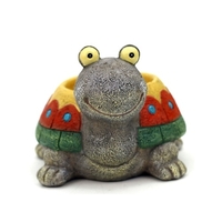 Tomfeel tortue succulente Pot de fleur dessin animé pastorale résine Pot de fleur jardin Micro-scape en pot plante bureau ornement décoratif cadeau stockage