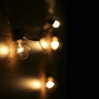Tomshine 175W 25FT E12 G40 lampe à incandescence avec 2 ampoules de rechange