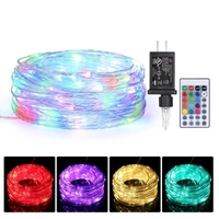 Tomshine 23m 200 LED Guirlandes lumineuses avec télécommande 13 Monochrome 8 modes d