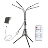 Tomshine 4-Heads Plant Grow Lights avec trépied réglable 80W 80Leds Lampe de croissance à spectre complet pour plantes d