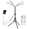 Tomshine 4-Heads Plant Grow Lights avec trépied réglable 80W 80Leds Lampe de croissance à spectre complet pour plantes d