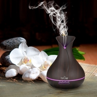 Tomshine 400ML grain de bois à ultrasons brume humidificateur d
