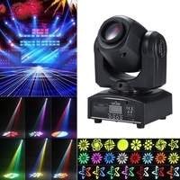 Tomshine AC 100-240V 30W Mini têtes mobiles Stage Light 8 Gobos et au total 15 couleurs