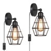 Tomshine AC 220-240V Applique murale Abat-jour E27 Base avec interrupteur Applique murale d