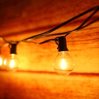 Tomshine AC 220V-240V 21, 33 pieds E12 Base G40 LED Fairy String Light