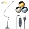 Tomshine DC5V 20 LED Clamp Clip-on Desk Light Lampe de table alimentée par USB