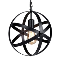 Tomshine Industrial Plug-in Globe Suspension E26 Base Vintage Sphérique Suspendus Lumières Lanterne