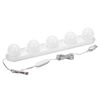 Tomshine Portable LED Miroir Lumière avec 5 Ampoules Chargement USB Dimmable 3 Modes de Couleur Vanity Maquillage Cosmétiques Lumières pour Salle de Bains Dressing