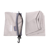 TOMSHOO 75 * 210cm Outdoor Voyage randonnée Camping Polyester pongé sain Sac de couchage Liner avec Taie Portable léger Voyage d
