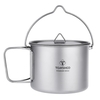 TOMSHOO 900ML Titanium Pot Tasse à eau en titane portable