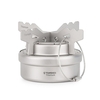 TOMSHOO cuisinière à alcool en titane ultraléger Portable Camping en plein air randonnée Mini cuisinière à alcool liquide brûleur de four