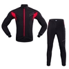 TOMSHOO hommes cyclisme vêtements ensemble Sports de plein air hiver chaud thermique polaire à manches longues vélo veste pantalon vélo costume