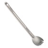 TOMSHOO Titane Longue Poignée Spork avec Bol Poli Extérieur Portable Dîner Spork Couverts Camping Randonnée Pique-Nique