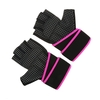 TOMSHOO Unisexe haltérophilie Gants de fitness avec Wrist Wrap anti-dérapant Grip design Respirant Confortable