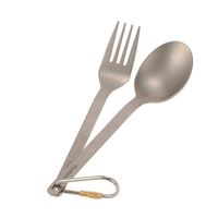 TOMSHOO Vaisselle en titane Dîner Frok Couverts Couverts pour camping maison en plein air