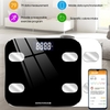 TOMTOP BT Body Intelligent Fat Balance Échelle de poids Échelle de poids Cadeau de haute précision pour les soins de santé du corps familial