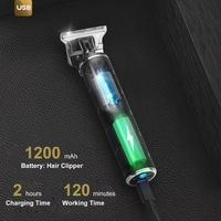 Tondeuse à cheveux électrique 2 en 1 Kit de toilettage de barbe Tondeuse à cheveux Tête d