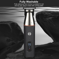 Tondeuse à cheveux pour hommes 5-en-1 ensemble tondeuse à cheveux électrique pour le corps barbe rasoir tondeuse de nez Kit de coupe de cheveux entièrement lavable USB Rechargeable