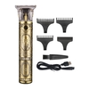 Tondeuse à cheveux pour hommes avec écran LCD Tondeuse de barbier sans fil Kit de coupe de cheveux Tondeuse à barbe Coupe de cheveux Ensemble de toilettage Tondeuse à lame en T Tondeuse à barbe électrique USB