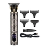 Tondeuse à cheveux pour hommes avec écran LCD Tondeuse de barbier sans fil Kit de coupe de cheveux Tondeuse à barbe Coupe de cheveux Ensemble de toilettage Tondeuse à lame en T Tondeuse à barbe électrique USB