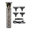 Tondeuse à cheveux pour hommes avec écran LCD Tondeuse de barbier sans fil Kit de coupe de cheveux Tondeuse à barbe Coupe de cheveux Ensemble de toilettage Tondeuse à lame en T Tondeuse à barbe électrique USB