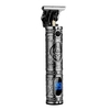 Tondeuse à cheveux pour hommes avec écran LCD Tondeuse de coiffeur sans fil Kit de coupe de cheveux Tondeuse à barbe Tondeuse à lame en T USB Tondeuse à barbe électrique Ciseaux Peigne Tournevis Sac de rangement