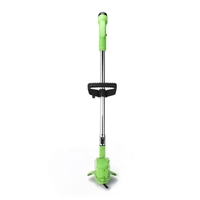Tondeuse à gazon électrique Batterie Li-ion Rechargeable Tondeuse à gazon sans fil à dégagement automatique Ménage Portable Jardin Machine à tailler la maison pour le jardinage vert