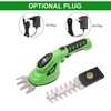 Tondeuse à gazon multifonctionnelle 2 en 1 3.6V Machine de haie sans fil Tondeuse électrique Sécateur rechargeable Sécateur à gazon rotatif Taille-haie Fonction d