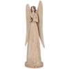 Tooarts Angel Statue ange chantant des hymnes résine Art Sculpture