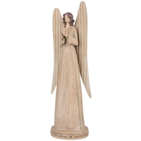 Tooarts Angel Statue ange chantant des hymnes résine Art Sculpture