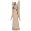 Tooarts Angel Statue ange chantant des hymnes résine Art Sculpture