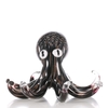 Tooarts Black Octopus Cadeau Ornement en verre Figurine d