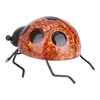 Tooarts Coccinelle Décoration Murale Fer Dessin Animé Coccinelle Fun Décoration Artisanat Jardin ou Chambre D