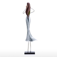 Tooarts joueur de saxophone ornement fer art décor