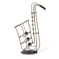 TOOARTS métal casier à vin sax Beau et pratique casier à vin porte-bouteille de vin Creative ornement pratique Artisanat
