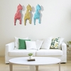 Tooarts Résine Running Horse Wall Decor Hook Rustic Innovative Sculpture