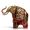 TOOARTS Sculpté fer art éléphant Métal animaux sculpture Accueil ameublement Articles Artisanat