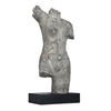 Tooarts sculpture de corps féminin imiter la sculpture sur pierre sculpture en résine artisanat Vintage lumière de luxe Art décoration meuble TV,  salle d