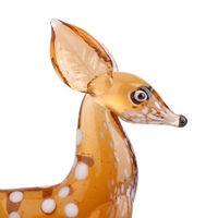 Tooarts verre cerf Sculpture à la main en verre œuvres d