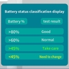 TOOLTOP Testeur de batterie intelligent 3.2 Écran couleur 12, 0V 24, 0V Support de sélection intelligente de la batterie Le test de la batterie débute l