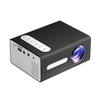 TOPRECIS Mini projecteur projecteur de cinéma portable extérieur avec écran de projecteur 100 `` Télécommande prise en charge 1080P Compatible avec les jeux vidéo TV Stick USB TF AV T300
