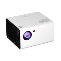 TOPRECIS T10 Projecteur domestique Full HD 1080P Projecteur TV Andriod Haut-parleur intégré Cinéma maison stéréo HiFi Compatible avec USB / HDMI / AV / AC / IR / Audio Projecteur vidéo de cinéma intelligent
