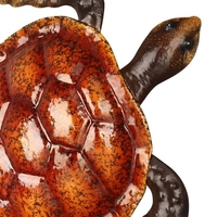 Tortue Rouge Mur Décor Côte Océan Mer Mur Art De Fer Animal Décoration Murale Accueil Chambre Décoration