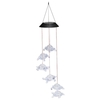 Tortues solaires lampe suspendue carillon de vent pendentif lumière IP44 Mixcolor clignotant lentement