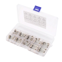 Total 100 Pcs Rapide-coup Fusibles En Verre Tube Assortis Kit 55 Pcs 5x20mm 45 Pcs 6 * 30mm Amp 0.2A 0.5A 1A 2A 3A 5A 10A 15A 20A 30A
