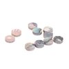 Touche de repère de touche de manche de touche de diamètre de 6 mm avec incrustations de points blanc mère de nacre Shell Pack de 10