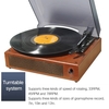 Tourne-disque rétro 33/45/78 tr / min Gramophone USB plaque tournante disque ménage Portable Gramophones outil décoratif pour la maison