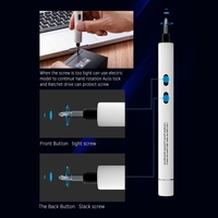 Tournevis électrique de puissance Portable Tournevis magnétique sans fil Tournevis de précision à main Bit Set pour ordinateur portable PC Cellphone Petits appareils Outils de réparation Set